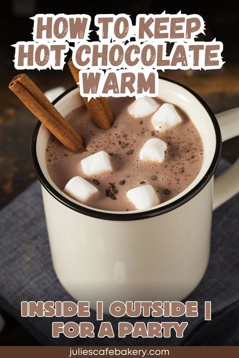 how to keep hot chocolate warm for party outside Hot Chocolate Toppings, Hot Chocolate Party, Coffee Dispenser, Beverage Station, Coffee Urn, Party With Friends, Culinary Techniques, Peppermint Sticks, Hot Coco