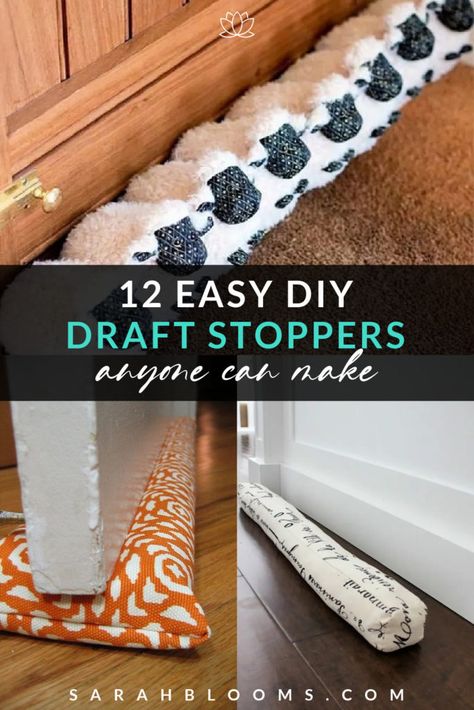 Diy Door Sweep, Draft Stopper Diy Free Pattern, Door Draft Stopper Diy Free Pattern, Window Draft Blocker Diy, Crochet Draft Stopper Pattern Free, Draft Blocker Diy, Crochet Draft Stopper, Diy Door Stopper, Diy Window Draft Stopper