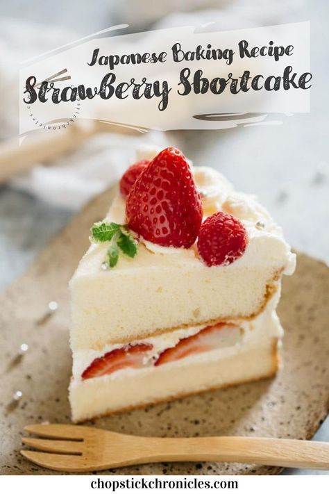 Cake Recipes Japanese, Strawberry Fresh Cream Cake, Sponge Cake With Strawberries And Cream, Japanese Strawberry Cake Recipe, Japanese Strawberry Shortcake Recipe, Strawberry Shortcake Cake Recipe, Japanese Cake Recipe, Japanese Sponge Cake Recipe, Japanese Birthday Cake