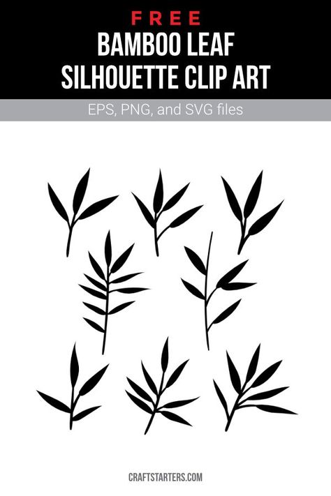 Bamboo Leaf Drawing, Bamboo Leaves Drawing, Bamboo Leaf Illustration, Bamboo Silhouette, Bamboo Illustration, Drawing Symbols, Campus Landscape, Vip Ticket, Leave Pattern