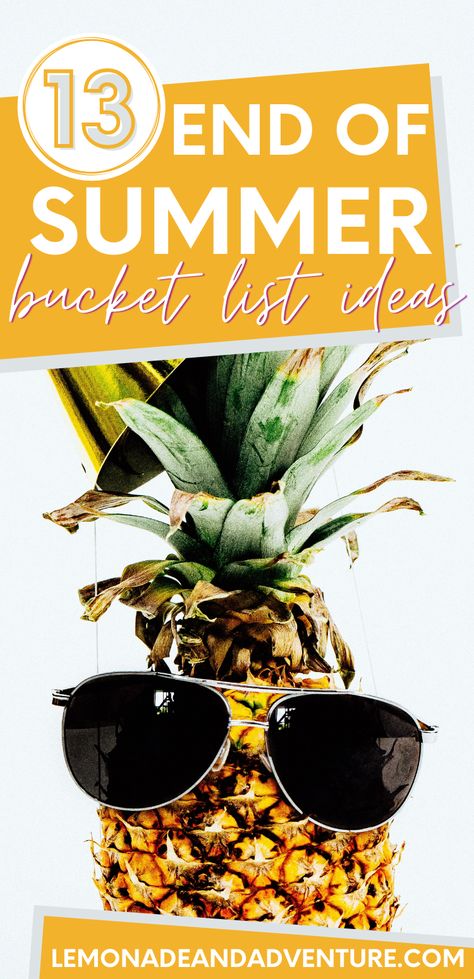 summer fun End Of Summer Bucket List, Bucket List Ideas Summer, Bucket Ideas, Summer Aesthetics, Bucket List Ideas, Summer Bucket List, Bucket Lists, List Ideas, Summer Bucket Lists