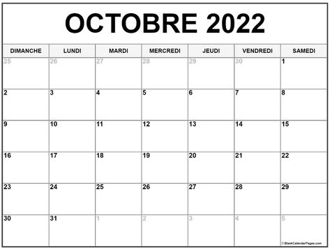 octobre 2022 calendrier imprimable | Calendrier gratuit Printable Calendar Pages, Free Printable Calendar, Calendar Pages, Printable Calendar, Calendar Printables, Free Printables, Word Search Puzzle, How To Plan