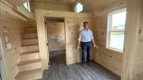 200 Sq. Ft. Incredible Tiny Home w/ Epic Bathroom: $65K Living In 200 Sq Ft, 100 Sq Ft Cabin, Tiny House Plans Under 200 Sq Ft, 200 Sq Ft Cabin Interior, Tiny Home Layout 12x24, 200 Sq Ft Tiny House With Loft, 200 Sq Ft Tiny House Cabin, 192 Sq Ft Tiny House, 20x8 Tiny House