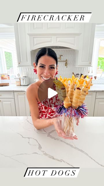 Carla Bushey - Always keepin’ it real on Instagram: "Comment the word HOT DOG and I’ll send you the quick recipe and tutorial how to make these firecracker hot dogs!
.
This is a fun and different way to serve hot dogs all summer and for the upcoming patriotic holidays ❤️🙌🏻💙
.
For the links on tools and accessories head to my LTK Store linked in bio! 
.
#hotdog #memorialday #mdw #patriotic #entertainingathome #grillingseason #easyrecipes" Firecracker Hot Dogs, Carla Bushey, Bbq Summer, Hot Dog Recipes, Grilling Season, Patriotic Holidays, Quick Recipes, July 4th, Fourth Of July