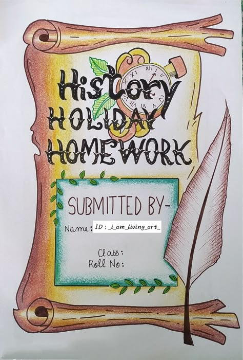 History Heading Design, Nepali Project Cover Page, Holiday Homework Calligraphy, History File Cover Decoration, History Border Design, Holiday Homework Cover Page Design, History File Decoration Ideas, Holiday Homework Front Page Design, History Assignment Cover Page