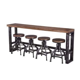 Lane Chandler Black Hand Distressed Swivel Counter Stools (Set of 2) Sofa Bar, Industrial Contemporary, Dinning Set, Pub Set, Pub Table Sets, Solid Wood Dining Set, Patio Bar Set, Counter Height Dining Table, Ideas Hogar