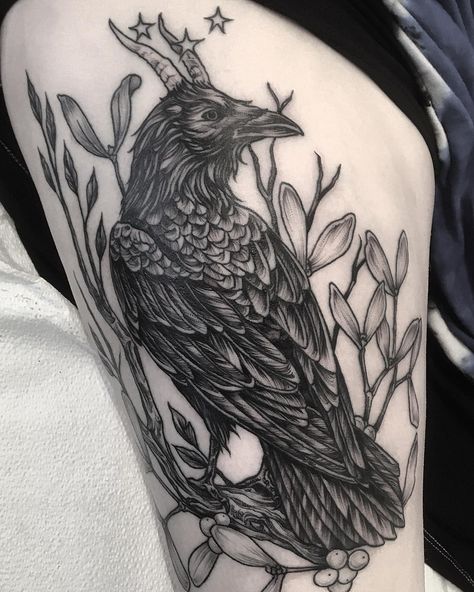 Email judeletronik@gmail.com #tattoos #tattooed #tattooer #tattooartist #seattleartist #seattletattoo #seattletattooartist #blackwork #blackworkers #tattoo #tattoosnob #qttr #qpoc.ttt #pnw #illustration #magic #nature #fauna #birdtattoo #crow #raven #crowtattoo Raven Tattoo Ideas, Black Crow Tattoos, Embrace The Darkness, Goth Tattoo, Crow Tattoo, Raven Tattoo, Bird Tattoo, Up Tattoos, The Crow