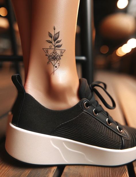 53 Ankle Tattoos: Tiny Canvases, Big Statements Lion Tattoo Ankle, Meaningful Ankle Tattoos For Women, Tree Ankle Tattoos For Women, Sister Tattoos Ankle, Outside Ankle Tattoo, Side Ankle Tattoos For Women, Inside Ankle Tattoos For Women, Inside Ankle Tattoo, Side Calves Tattoos For Women