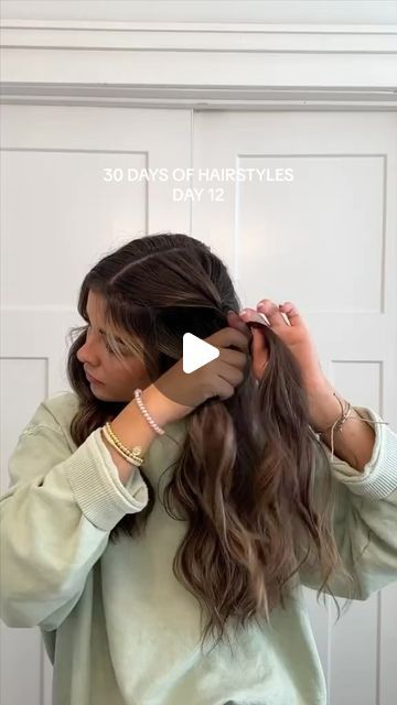 Cora Rose Salon and Spa Gastonia on Instagram: "Love this cute hairstyle! It’s the perfect balance of up and down! ✨💇‍♀️ #HairstyleGoals #EffortlessChic 
#HairstyleInspo #HairFashion #SalonLife #HairTransformation #BeautyTips #HairStylist #HairLove #GlamHair #HairTrends #CoraRoseSalon #GastoniaSalon" Medium Hair Ponytail, Cute Fall Hairstyles, Tiktok Wedding, Curly Hair Beauty, Short Homecoming Hair, Cute Hairstyle, Hair Homecoming, Summer Hairstyles For Medium Hair, Glam Hair