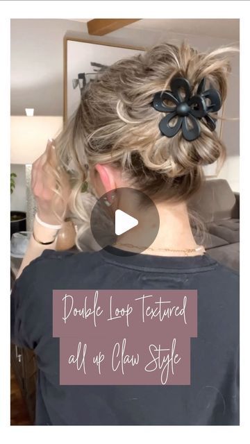 Natalie Palmer on Instagram: "Prepped hair✅ 1 elastic✅ Your fav claw clip✅ -Comment SHOP for direct links to be sent to you… -Links can also be found in my stories for the day until they expire. -Or you can always head over to the link in my bio to SHOP my styles too! *all products used and outfit will be 🔗🔗 in my bio on my Amazon Storefront or follow me on LTK! Like and Comment🫶🏼 Follow for more tips, tricks, and hairstyles💋 #hairstyle #easyhairtutorials #hair #hairgoals #viralreel #beautytips #summerhair #longhair #nataliemwest #trending #fyp #hair #haircrush #bohostyle #heatlesshairstyle #shorts #viralshort #foryourpage #diy #volume #clawclip #texturehair #momsofinstagram #curly" Hair Clipped Back Hairstyles, Hair Claw Hacks For Short Hair, Easy Claw Clip Updo Long Hair, Updo Using Claw Clip, Curly Hair Updo With Claw Clip, Ways To Wear Claw Clips In Hair, How To Wear A Hair Claw Clip Short Hair, Easy Twisted Hairstyles, Hair Clip Styles For Medium Hair