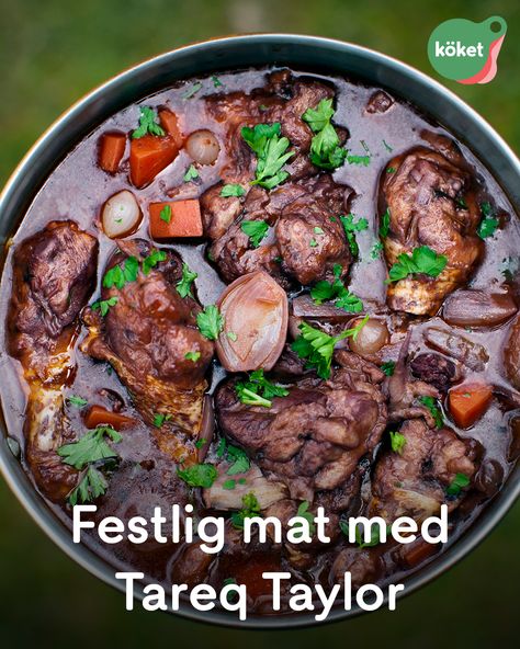 Fest för många eller mysig middag med familjen - oavsett vilket så kan Tareq bjuda på de mest underbara och enkla rätterna! Här har vi samlat 8 mumsiga favoriter från vardag till fest! Tareq Taylor Recept, Meat, Pins