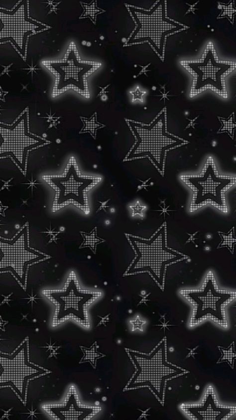 Star Core Wallpaper, Star Background Aesthetic Black, Black Star Wallpaper, Star Wallpaper Iphone, Black Star Background, Iphone Wallpaper Stars, Y2k Aesthetic Wallpaper, Star Core, Ipad Lockscreen