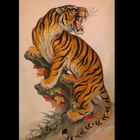 Tiger wall art