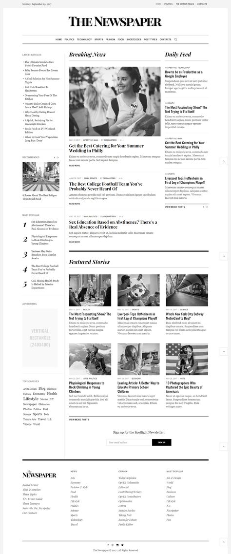 Newspaper Website Design Inspiration, Online Newspaper Design, Journalism Website Design, News Blog Website Design, Newspaper Instagram Feed, Newspaper Style Design, Journal Website Design, News Letter Layout, News Website Design Layout