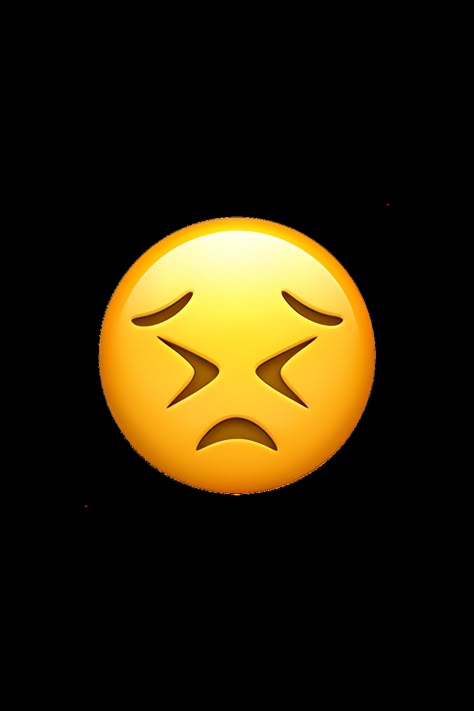 The 😣 Persevering Face emoji depicts a yellow face with a furrowed brow and tightly closed eyes. The mouth is open and downturned, with a single bead of sweat on the forehead. The overall expression is one of exhaustion, frustration, and determination. Shut Up Emoji, Furrowed Brow, Emojis Iphone, Apple Emojis, Optimus Prime Wallpaper Transformers, Optimus Prime Wallpaper, Ios Emoji, Iphone Emoji, Emoji Iphone