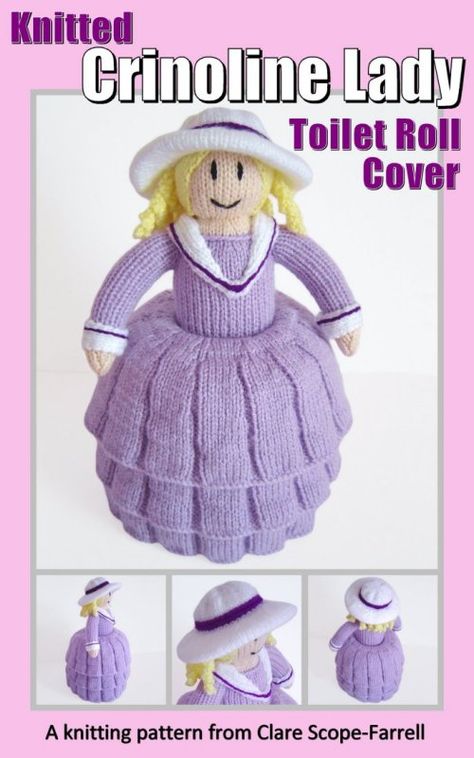 Toilet Roll Covers Knitted, Knitted Toilet Roll Cover Pattern Free, Tea Cosy Knitting Patterns Free, Toilet Roll Cover, Ladies Toilet, Loo Roll Holders, Knitting Bear, Tea Cosy Pattern, Tea Cosy Knitting Pattern