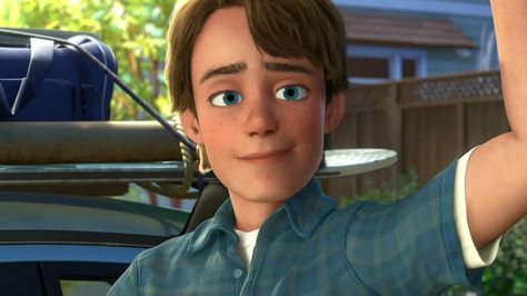 Andy at about 17 years old, from "Toy Story 3" (2010) by Pixar Animation Studios. Andy From Toy Story, Andy Toy Story, Toy Story Andy, Mom Series, Toy Story Halloween, Toy Story Movie, Pixar Animation, Disney Princess Quotes, Toy Story 3