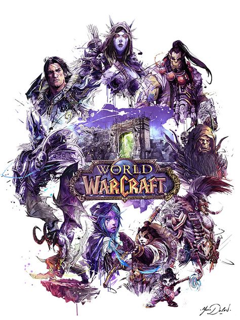 Blizzard Warcraft, World Of Warcraft Game, World Of Warcraft Characters, Warcraft Characters, Poster Project, Warcraft Art, Heroes Of The Storm, Dragon Games, Wow Art