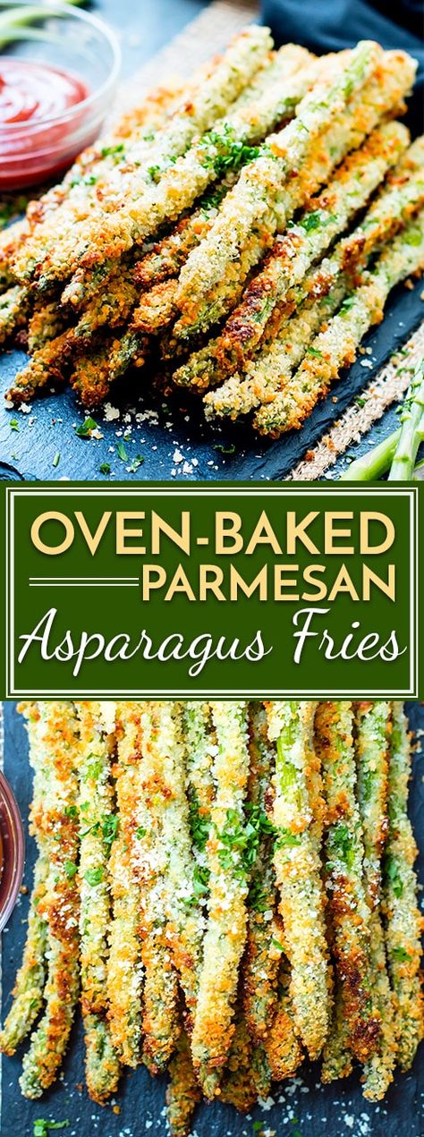 Asparagus In The Oven, Oven Baked Asparagus, Parmesan Asparagus Baked, Cook Asparagus, Parmesan Asparagus, Asparagus Fries, Lunch Wraps, Baked Asparagus, How To Cook Asparagus