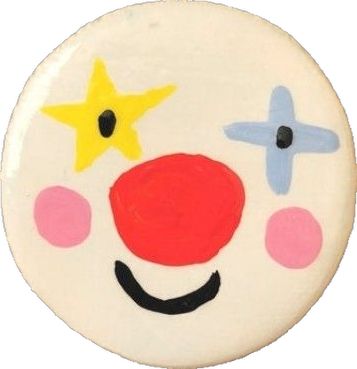 Happy Clown, Send In The Clowns, Cute Clown, Clowning Around, Clown Costume, Cool Pins, Cute Pins, Pottery Painting, Diy Clay