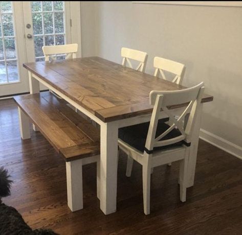 Large Farmhouse Table, Breadboard Ends, Farmhouse Table Legs, Rustic Farm Table, Farmhouse Table With Bench, Rustic Farmhouse Table, Farmhouse Dining Room Table, Farmhouse Kitchen Tables, Farmhouse Dining Table