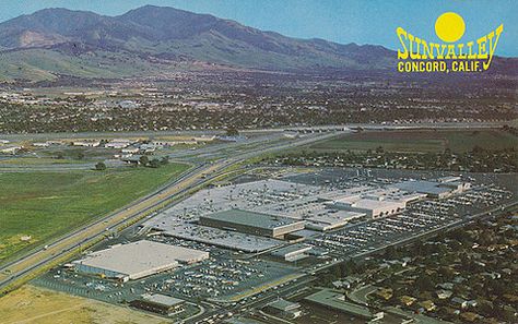 Sunvalley Mall Concord,CA on Flickr - Photo Sharing! Concord California, Contra Costa County, Local Pride, Mall Of America, Shopping Malls, San Francisco Bay Area, Shopping Center, Vintage Postcards, Northern California