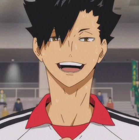 Kuroo Tetsurou, An Anime, Anime Character, Black Hair, Red, Hair, Anime, Black