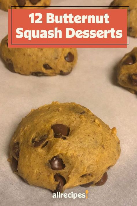 Baking With Butternut Squash, Butternut Squash Cookies Recipes, Baking With Squash, Butternut Squash Pie Recipe, Butternut Cookies Recipe, Butternut Squash Desserts, Butternut Squash Bread Recipe, Butternut Pumpkin Recipes, Butternut Squash Puree Recipes