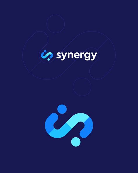 Synergy Logo Design on Behance Synergy Logo Design Ideas, Logo Design Concepts, Match Logo Design, Graph Logo Design, Digital Logo Design Ideas, Innovative Logo Design, Synergy Logo Design, Tech Design Graphic, Sales Logo Design