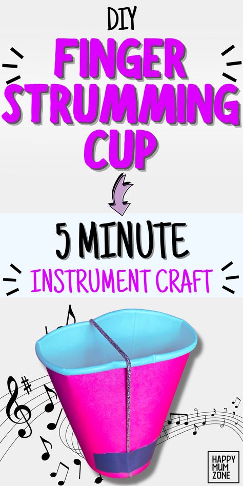 Here’s a really easy and fun musical instrument craft suitable for toddlers and preschoolers (with maybe just a little help required from an adult). preschool activities | preschool activities toddler | preschool activities 3 year old | preschool activities 4 year old Piano Craft Preschool, Music Crafts For Toddlers, Music Activities For Toddlers, Musical Instrument Craft, Paper Cup Diy, Toddler Preschool Activities, Diy Craft For Kids, Piano Crafts, Preschool Music Activities