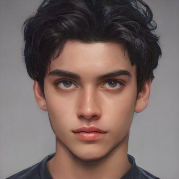 Artbreeder Portraits, Boy Face, Damian Wayne, Art Style Inspiration, Realistic Art, Character Modeling, Light Brown Hair, Digital Portrait, Male Face