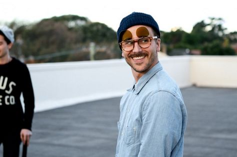 <b>Playing an instrument makes you hotter, which gives these already attractive indie musicians an unfair advantage.</b> Here are 50 guys who look as great as they sound. John Gourley, Man Tattoos, Wasilla Alaska, Portugal The Man, Playing An Instrument, Dragon Tattoo Back Piece, Sailor Tattoos, Young The Giant, Dragon Sleeve