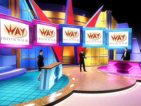 Gameshow Set Design, Game Show Set, Elf 2024, Japanese Game Show, Madama Butterfly, Cooking Theme, Tv Studio, Vbs 2024, Danganronpa 1