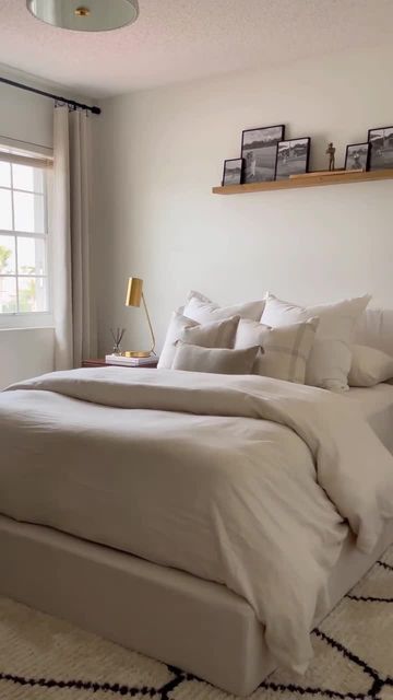 SoftFrame Designs on Instagram: "Happy Friday! Welcome to the softer and easier side of life with our Ultra Set. @mywellihousedecor beautifully shows us how effortless set up is! 🤍 ⁠ ⁠ Visit our TikTok @softframedesigns to see more videos!" Malm Bed, Diy Bed Frame, Easy Sides, Floor Bed, Upholstered Bed Frame, Ikea Furniture, Upholstered Beds, Minimalist Bedroom, Platform Bed