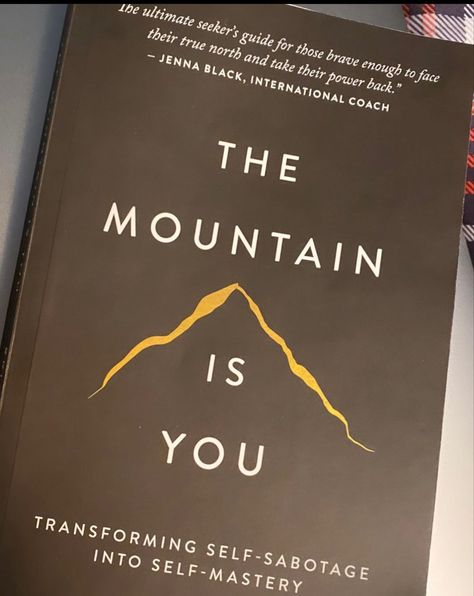 The Mountain Is You Book, Emotional Recovery, True North, Self Help Books, Home Library, Confidence Building, Reading Lists, Personal Growth, Quotes Deep