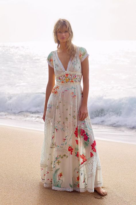 Maxi Dress Free People, Spring Clothes, Romantic Dress, People Dress, Patchwork Dress, Midi Maxi Dress, Estilo Boho, Event Dresses, Free People Dress