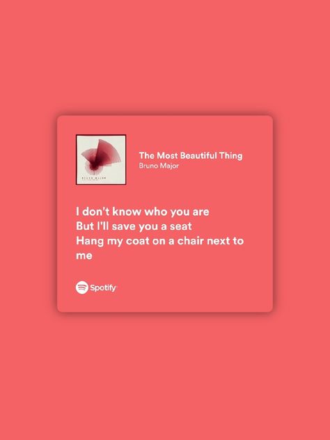 Bruno Major Lyrics, Bruno Major, Music Spotify, Spotify Lyrics, Know Who You Are, Insta Photo, Insta Photo Ideas, Save Yourself, Song Lyrics