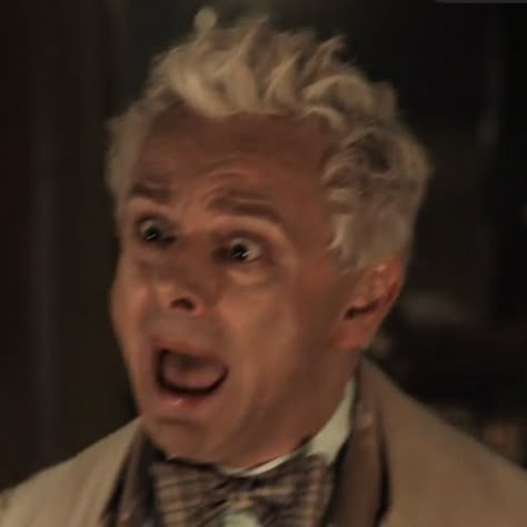 Good Omens Cursed Pictures, Cursed David Tennant, Michael Sheen Reaction Pic, Good Omens Cursed, Good Omens Profile Pic, Crowley Icons Good Omens, Good Omens Reaction Pic, Aziraphale Pfp, Good Omens Funny