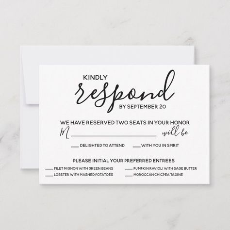 Wedding Invitation Rsvp Wording, Rsvp Wording, Original Wedding Ideas, Personlized Gifts, Wedding Anniversary Decorations, Wedding Invitation Rsvp, Shopping Gifts, Informal Weddings, Wedding Response Cards