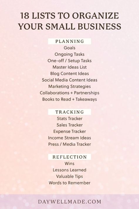 Small Business Daily To Do List, Small Business Goals Ideas, Small Business Journal Ideas, Small Business Stock Organization, Tarot Business Plan, Small Business Essentials List, Small Business Necessities, Organizing Business Ideas, How To Start Small Business Tips