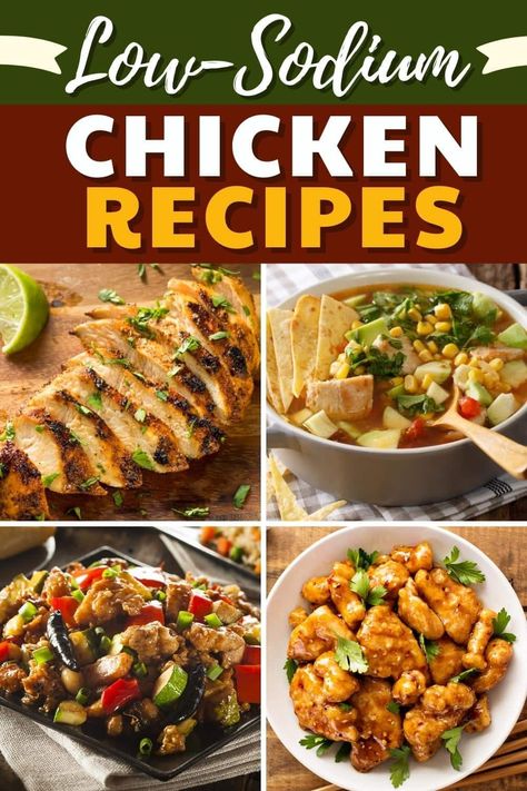 Get a healthy meal on the table with these low-sodium chicken recipes! From chili to fajitas to casserole, these are dishes you can feel good about. Low Sodium Chicken Tenderloin Recipes, Low Sodium Recipes Chicken, Mrs Dash Recipes Chicken, Dash Diet Chicken Recipes, Dash Diet Chicken Breast Recipes, Mrs Dash Recipes, Low Sodium Casseroles, Chicken Recipes Low Sodium, Low Sodium Chicken Breast Recipes