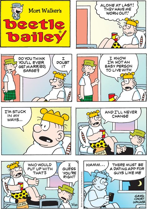 Funky Winkerbean, Beetle Bailey Comic, Hagar The Horrible, Beetle Bailey, The Beetle, Between Friends, Old Comics, American Comics, Navigating Life