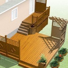 Small Front Patio, Wooden Deck Designs, Small Backyard Decks, Window Placement, Basement Window, Deck And Patio, Patio Deck Designs, Wooden Deck, Deck Designs Backyard