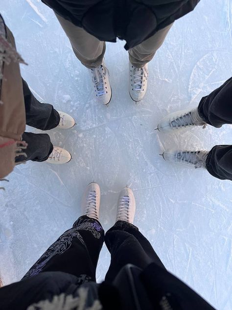 #iceskating #friends #aesthetic Skating With Friends Aesthetic, Ice Skating With Friends, Skating With Friends, Ice Ideas, With Friends Aesthetic, Christmas Ice Skates, Christmas Instagram, Skating Aesthetic, Winter Inspo