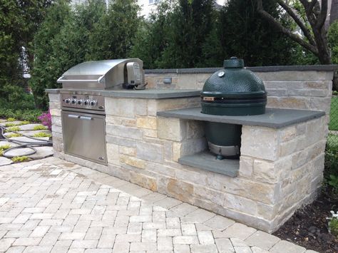 Bbq Grill Design Backyard, Outdoor Easter Party, Big Green Egg Outdoor Kitchen, Backyard Aesthetic, Chicago Landscape, Outdoor Grill Area, Outdoor Grill Station, Architecture Firms, Design Backyard