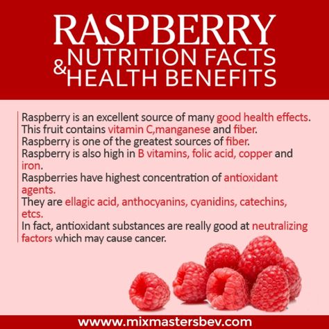 RASPBERRY NUTRITION FACTS AND HEALTH BENEFITS  Raspberry is an excellent source of many good health effect. This fruit contains Vitamin C,manganese and fiber. Raspberry is one of the greatest sources of fiber. Raspberry is also high in B Vitamins, folic acid, copper and iron.  #MixMastersBeverage #BeverageDistributors #smoothie #cocktailMix #vegan #healthy #healthyfood #healthylifestyle #food Raspberries Benefits, Raspberry Health Benefits, Vegan Healthy, B Vitamins, Sources Of Fiber, Health Smoothies, Health Snacks, Health Breakfast, Kids Diet