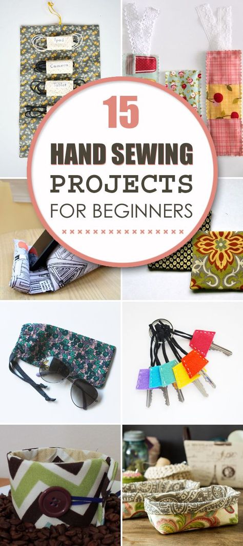 diytotry:  15 Easy Hand Sewing Projects For Beginners  http://ift.tt/2n9YzPe #handsewingprojects Hand Sewing Projects For Beginners, Easy Hand Sewing Projects, Easy Hand Sewing, Hand Sewing Projects, Trendy Sewing, Costura Diy, Sewing Projects For Kids, Sewing Stitches, Sewing Projects For Beginners