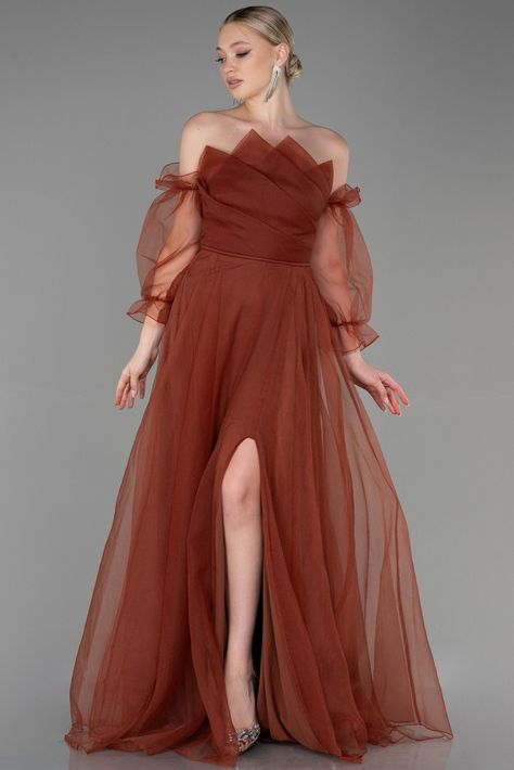 Cinnamon Dress Wedding, Evening Off-shoulder Organza Dress, Chic Off-shoulder Voluminous Dresses, Voluminous Off-shoulder Evening Dress, Spring Off-shoulder Voluminous Dress, Floor-length Voluminous Tulle Dress, Boho Dress Formal, Orange Corset, Plus Prom Dresses