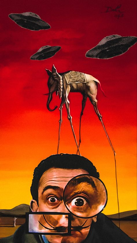 Salvador Dali Paintings Wallpaper, Salvador Dali Wallpaper, Salvador Dali Drawing, Salvador Dali Poster, Cyberpunk Drawing, Salvador Dali Artwork, Salvador Dali Paintings, Salvador Dali Art, Dali Paintings