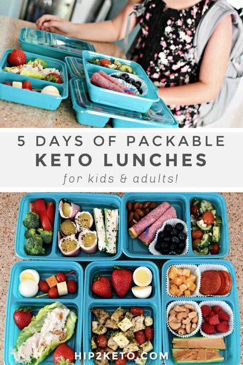 Here are 5 easy packable keto lunch ideas for kids at school or to have prepped for at home learning. They're also great for adults at work! #keto #lowcarb #lunch #ideas #recipes #bentobox #school #lunchbox #packable #office #work Keto Lunch Snacks For Work, Keto Box Lunch Ideas, Keto Snack Lunch Ideas, Keto Lunches For Work Cold, T1d Lunch Ideas, Keto Snacks On The Go Lunch Ideas, Keto Lunch Bento Box Ideas, Low Carb Lunch Box Ideas For Adults, Low Carb Lunch For School